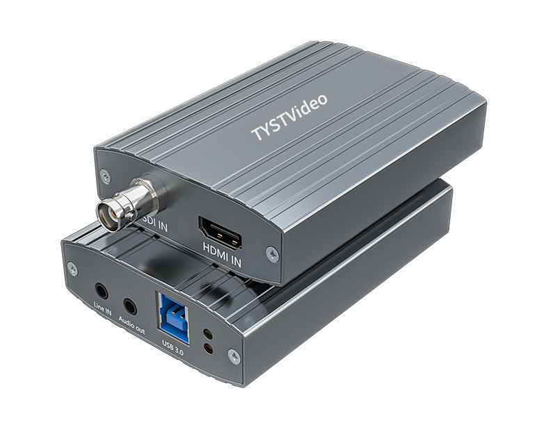 TYSTVideo HDMl SDI a USB portátil Wlndows HD Video Capture Box A bordo DDR3 1 GB DDR3