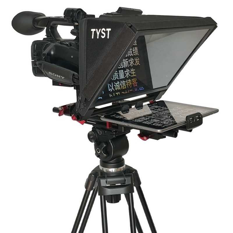 7-13.5 pulgadas de control remoto inalámbrico portátil Teleprompter Vidrio para tableta
