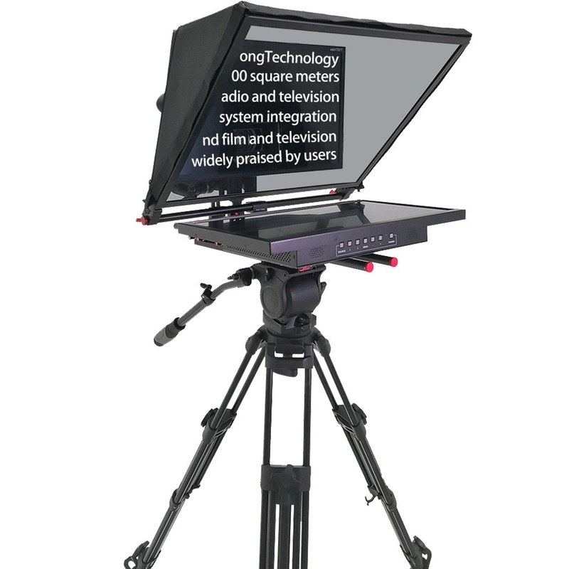 Tipografía y colores de fondo personalizables en el Teleprompter de monitor de 1000 nit para el estudio de televisión