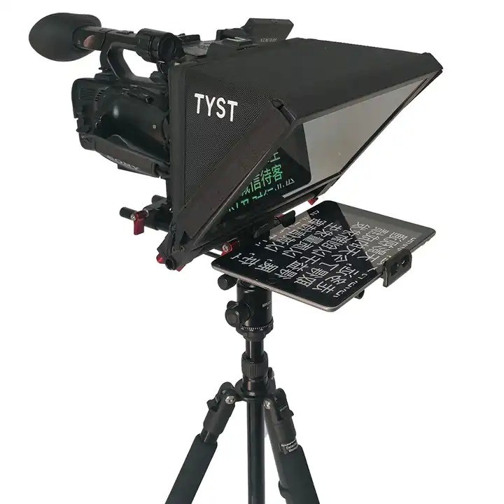 Teleprompter portátil de 2 a 20 pies de distancia de operación para Android o iPad