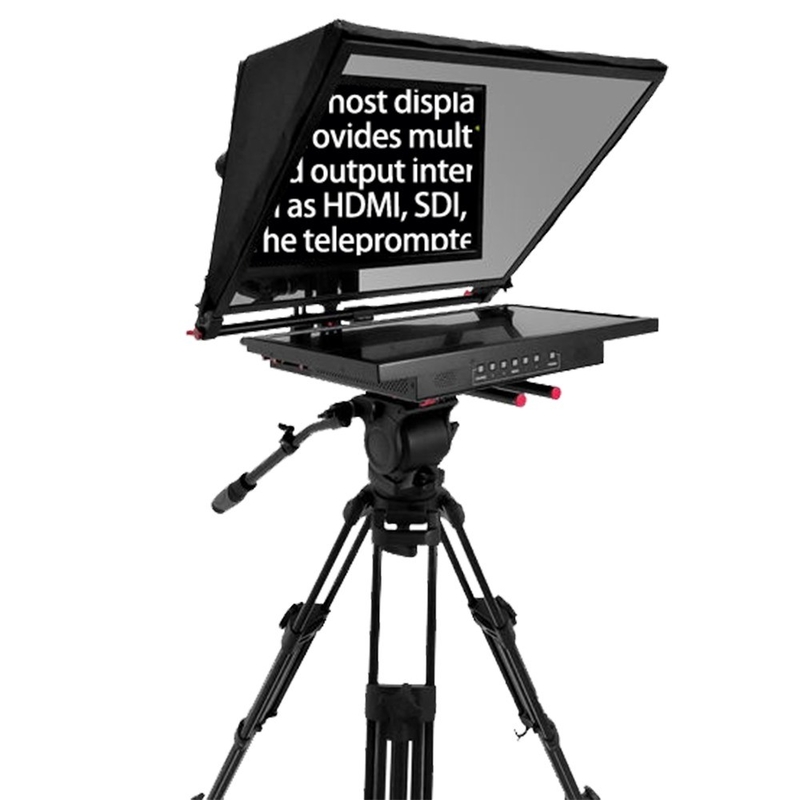 Teleprompter de noticias de transmisión de alto costo de 21 pulgadas con brillo de monitor de 1000 nit