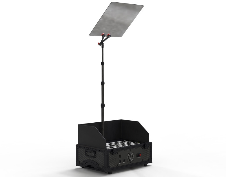 Teleprompter de vidrio ajustable de 22 pulgadas para videoconferencias y eventos en vivo