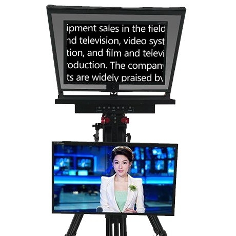 Teleprompter de pantalla doble para el estudio y el discurso escolar